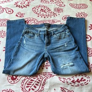 Judy Blue Distressed Boyfriend Fit Jeans